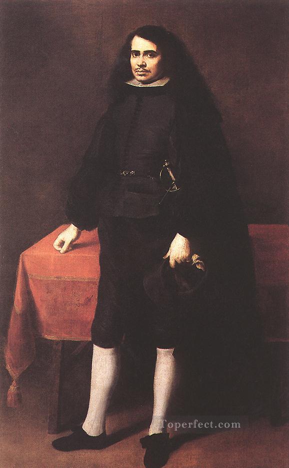 Portrait of a Gentleman in a Ruff Collar Spanish Baroque Bartolome Esteban Murillo Oil Paintings